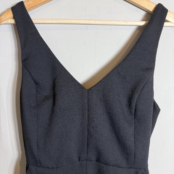 Wilfred Aritzia Ecoulement Romper Women's 4 Black Tie Waist Cut Out Sleeveless - Picture 7 of 14